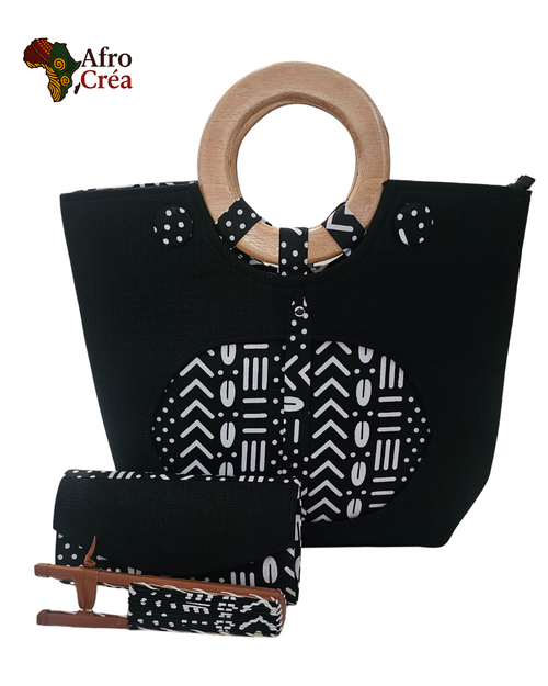 SAC À MAIN NOIR/BLANC