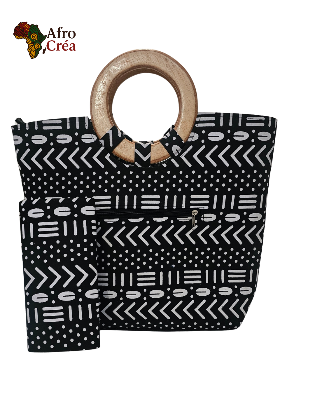 SAC À MAIN NOIR/BLANC