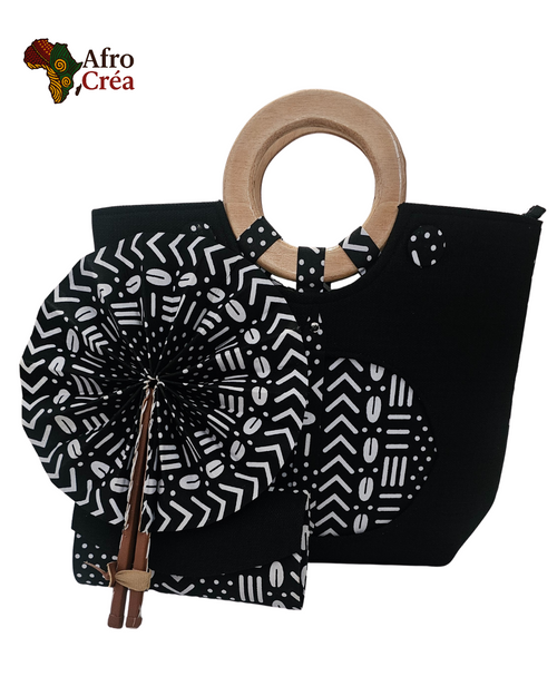 SAC À MAIN NOIR/BLANC