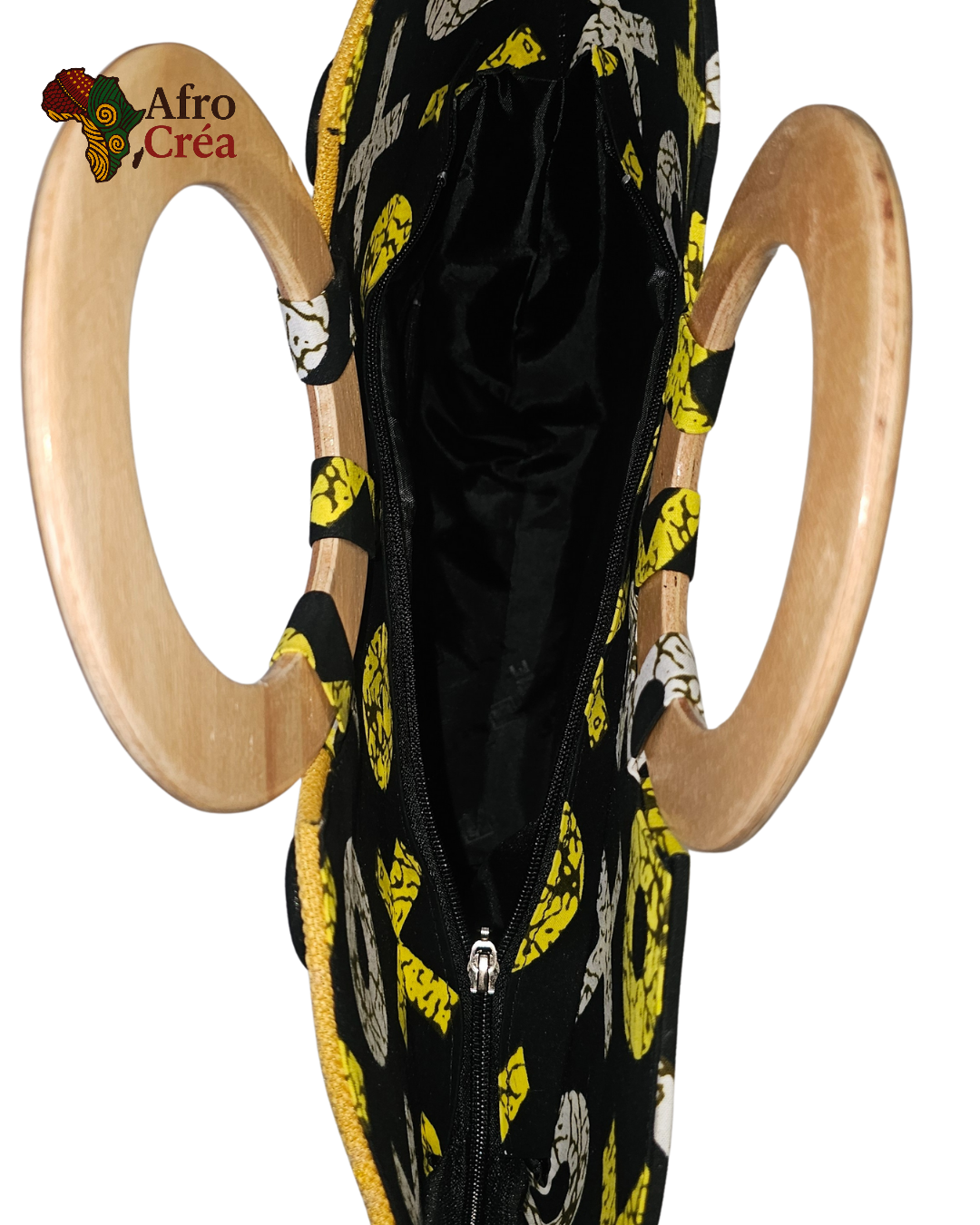 SAC À MAIN JAUNE/NOIR