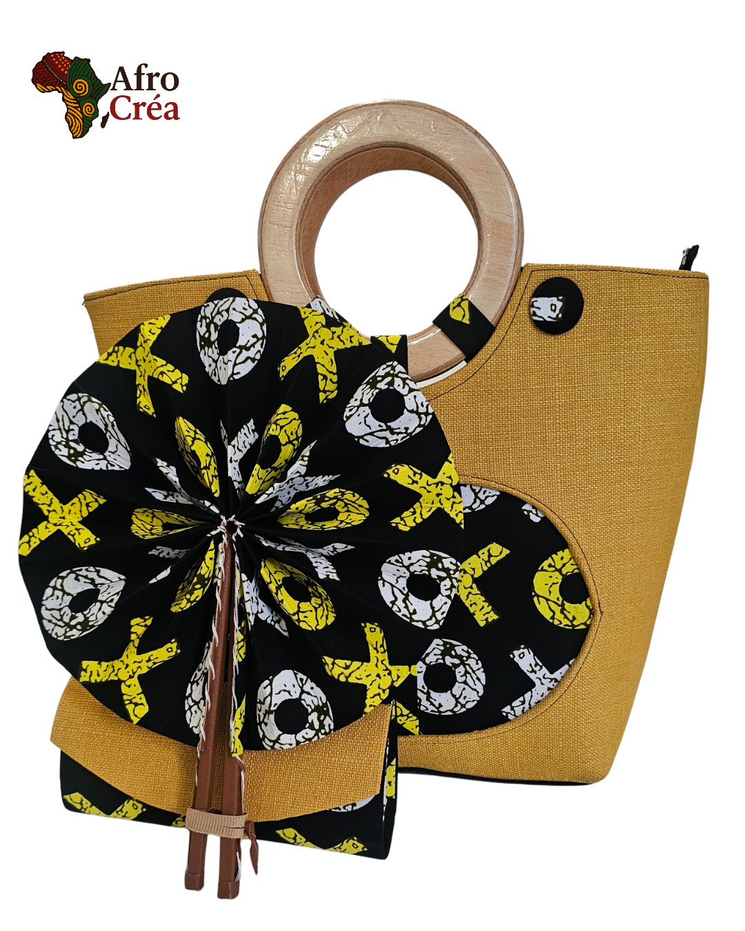 SAC À MAIN JAUNE/NOIR